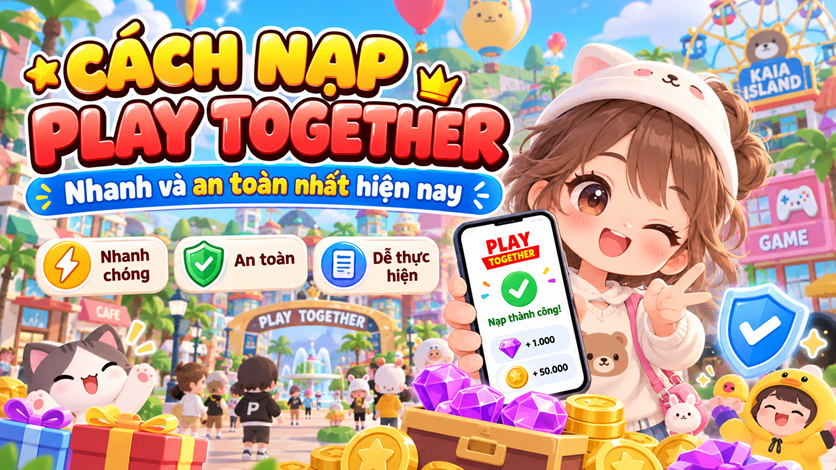 Cách nạp Play Together nhanh và an toàn nhất hiện nay